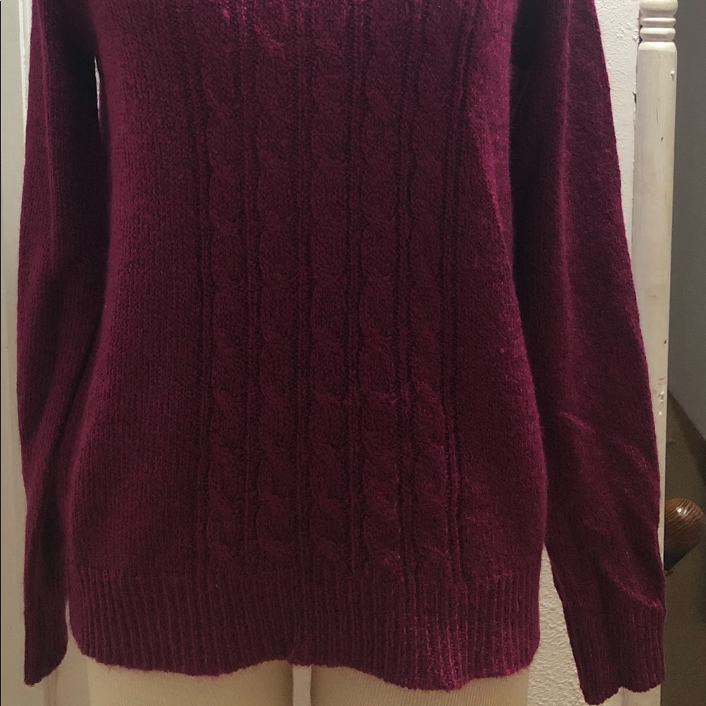 Carolyn Taylor Dark Pink Sweater - Picture 7 of 7